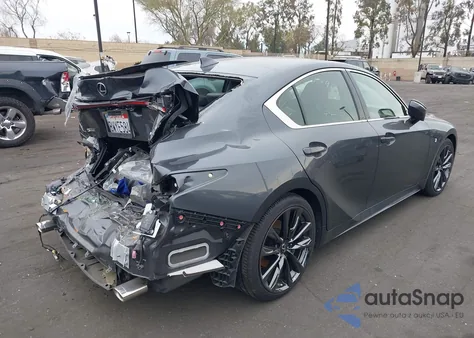 2021 Lexus Is 350 F Sport z USA, uszkodzony, nr VIN JTHGZ1B26M5045007